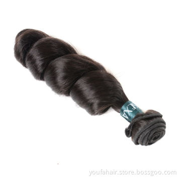 Top 8A Cuticle Aligned Human Hair Extension Loose Wave Curly Hair Bundles Virgin Remy Malaysian Raw Hair